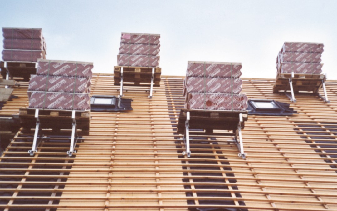 Support de palette pour toiture