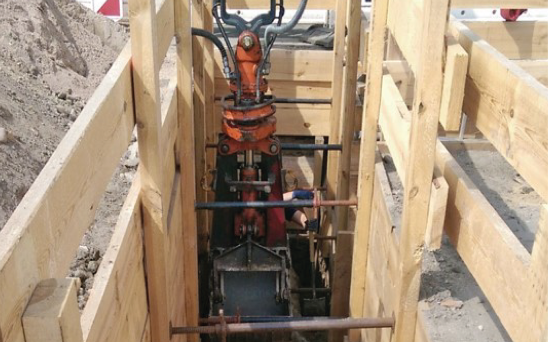 Étai de fouille filetage intérieur