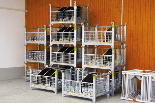 Paniers de stockage grillagés